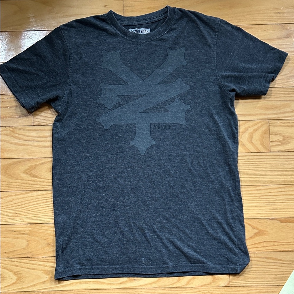 Zoo York Dark Gray Heather Logo Graphic Tee Medium